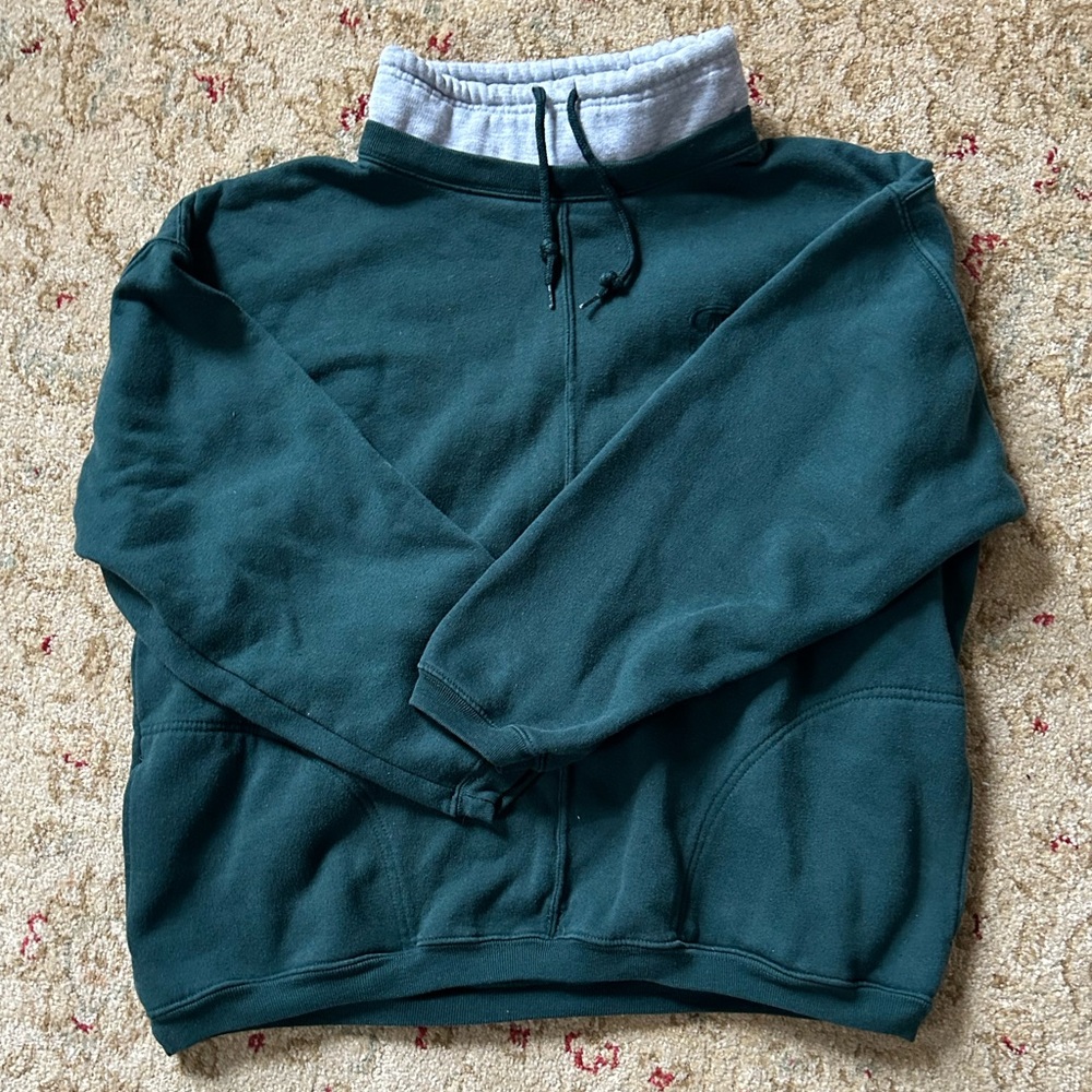 Prospirit Men's Teal and Gray Sweatshirt